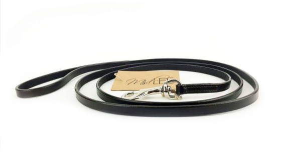 Small Leather Dog Leash 11 - 68973 5d4b34 -