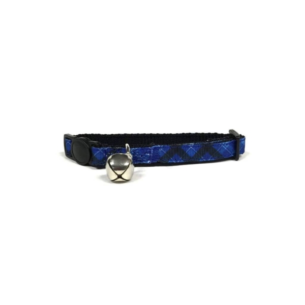 Blue Plaid Cat Collar 2 - 69056 1a5112 -