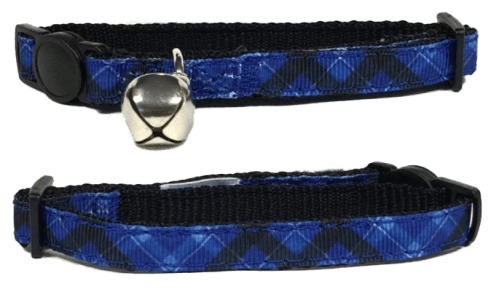 Blue Plaid Cat Collar 8 - 69056 2ed217 -