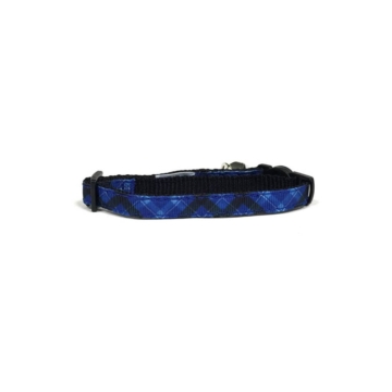 Blue Plaid Cat Collar 6 - 69056 7f5423 -