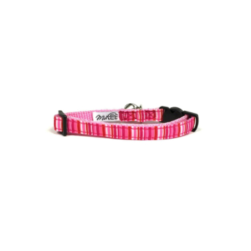 Pink Stripe Cat Collar with Breakaway Buckle 6 - 69059 86ff05 -