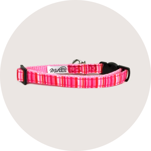 Pink Stripe Cat Collar with Breakaway Buckle 7 - 69059 920532 -