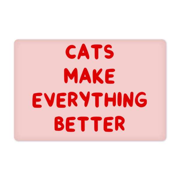 Cool Funny Pet Food Mat - Funny Cat Quote Anti-Slip Pet Bowl Mat - Cute Pet Feeding Mat 2 - 69092 45e191 -