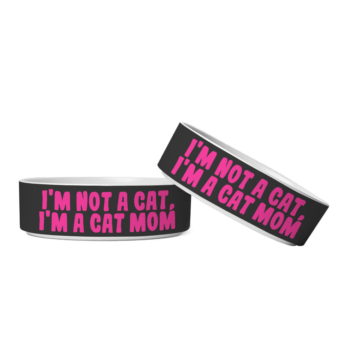 I'm Not a Cat Pet Bowl - Cute Dog Bowl - Printed Pet Food Bowl 7 - 69094 74f12e -