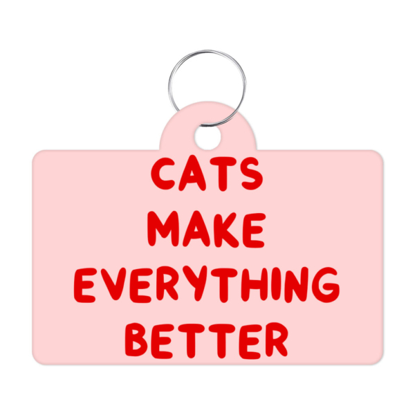 Cool Funny Pet ID Tag - Funny Cat Quote Pet Tag - Cute Pet ID Tag 1 - 69180 b7bb78 -