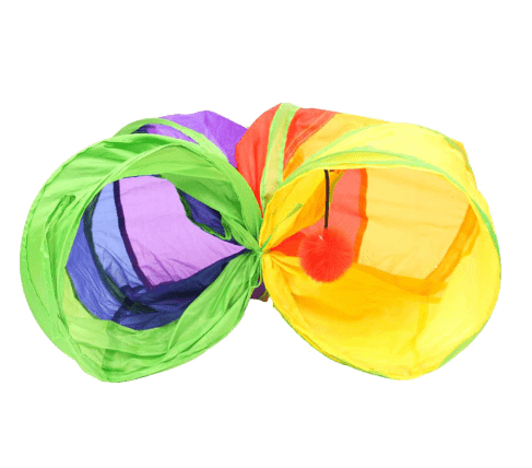 Rainbow Tunnel Cat Toy 10 - 69263 50c7e7 -