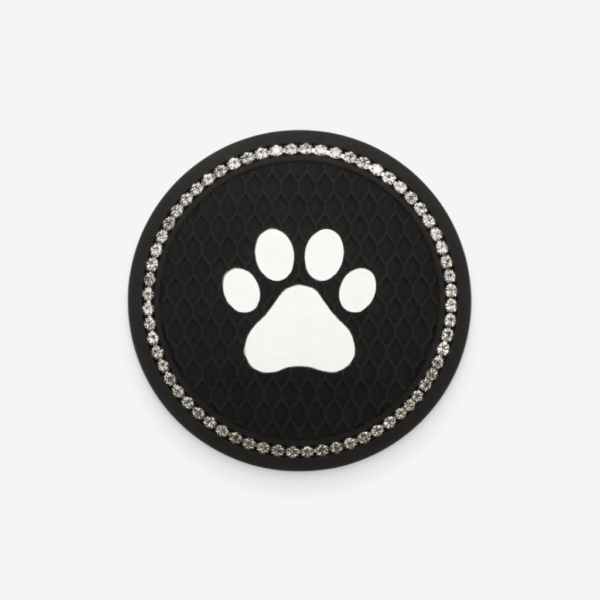 Anti-Slip Paw Print Car Drink Coaster 1 - 69380 47092c -