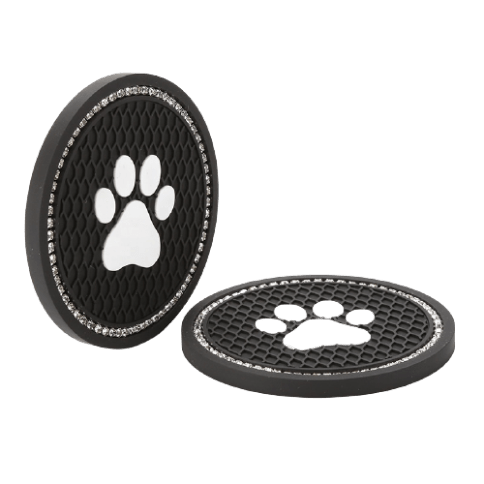 Anti-Slip Paw Print Car Drink Coaster 7 - 69380 6b8ca7 -