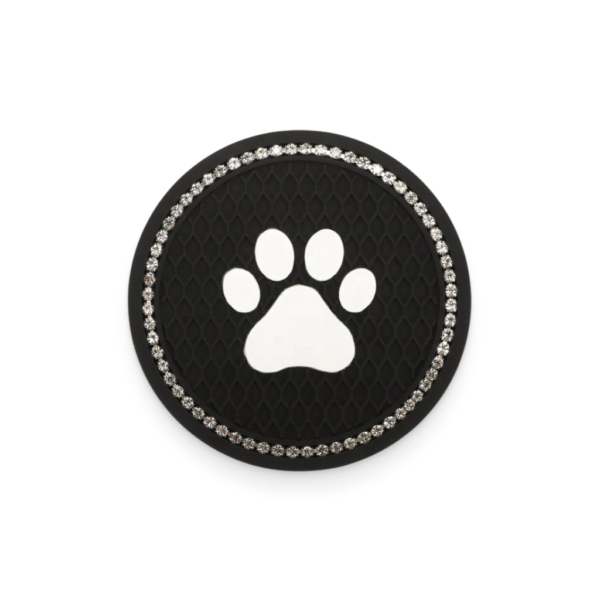 Anti-Slip Paw Print Car Drink Coaster 2 - 69380 f44321 -