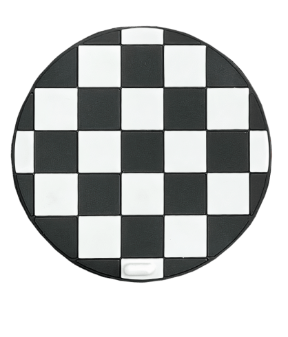 Checkerboard-Print Cup Coaster 6 - 69405 0277e2 -