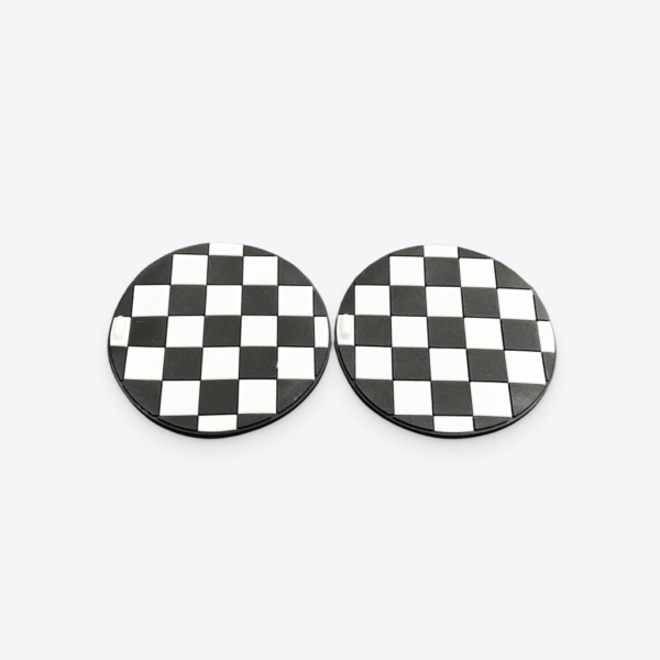 Checkerboard-Print Cup Coaster 1 - 69405 0a8e66 -