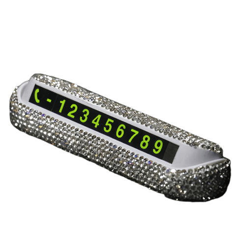 Bedazzled Phone Number Placard 10 - 69413 679cfd -