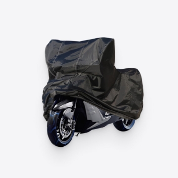 Black PEVA Cotton Motorcycle Cover 3 - 69424 d297d5 -