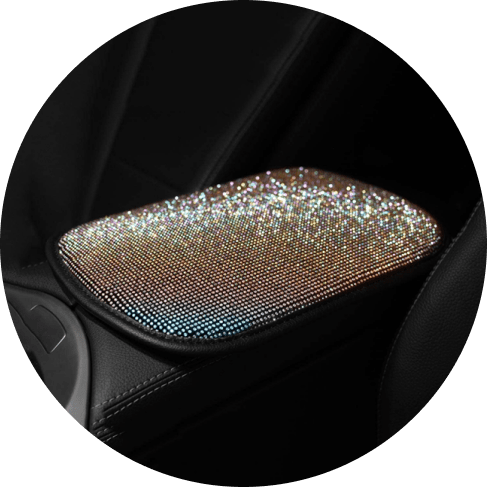 Blinged-Out Rhinestone Center Console Cover 11 - 69426 7df3ca -